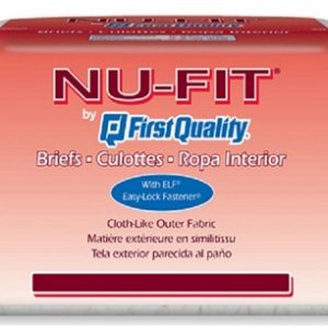 Nu-Fit Briefs Adult Diapers: Medium, 96 ct/cs