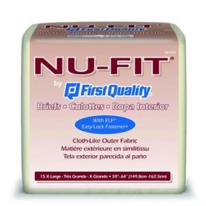 Nu-Fit® Adult Briefs: XLarge, 60 ct/cs