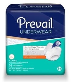 Prevail® Extra Underwear XLarge, 14 ct bag