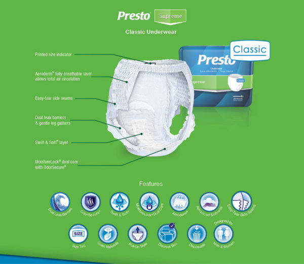 Presto Maximum - Classic Underwear