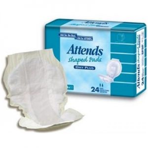 Attends® Shaped Pads (Day Plus Pad): 96 ct/cs