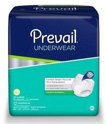 Prevail® Super Plus Underwear XXLarge, 12 ct bag
