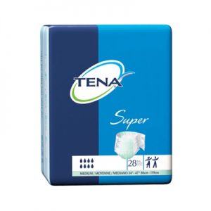 TENA® Super Briefs: Medium, 28 ct/bag